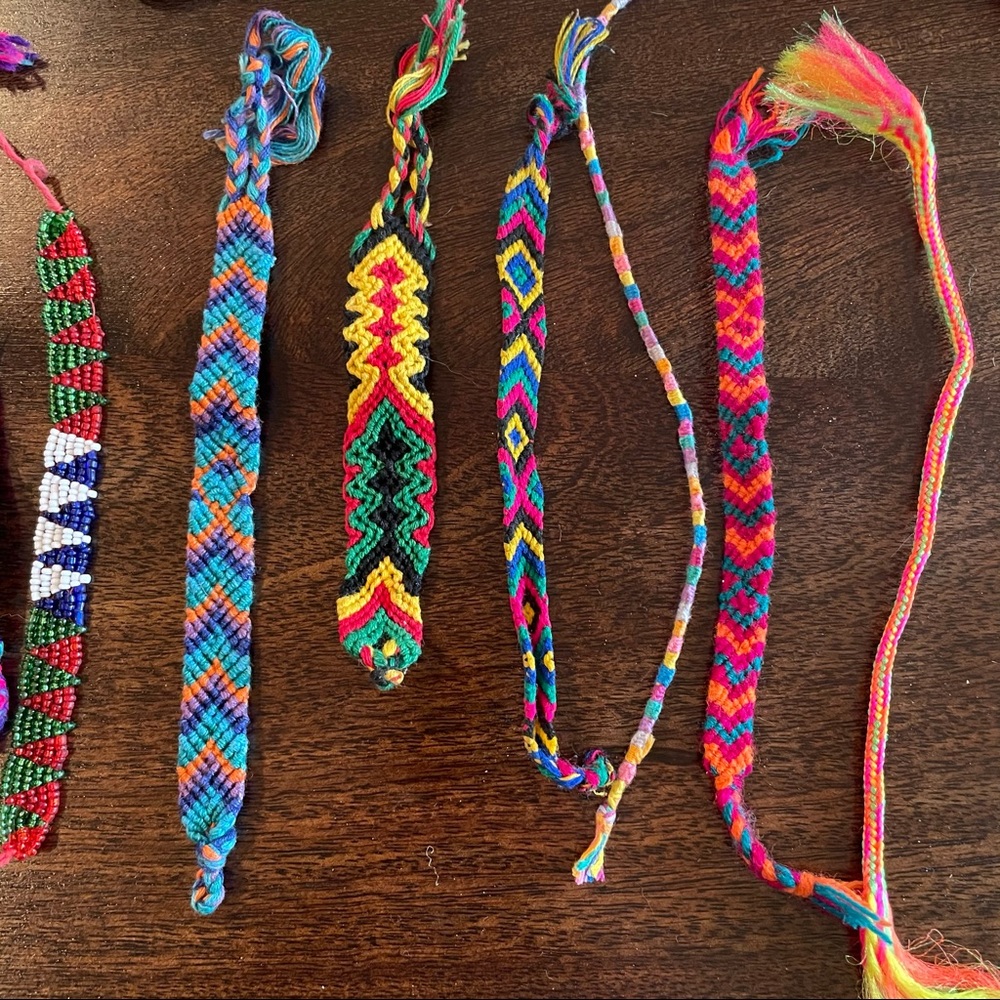 Collection of 90s Friendship Bracelets and Anklets - Picture 6 of 8
